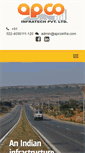 Mobile Screenshot of apcoinfra.com